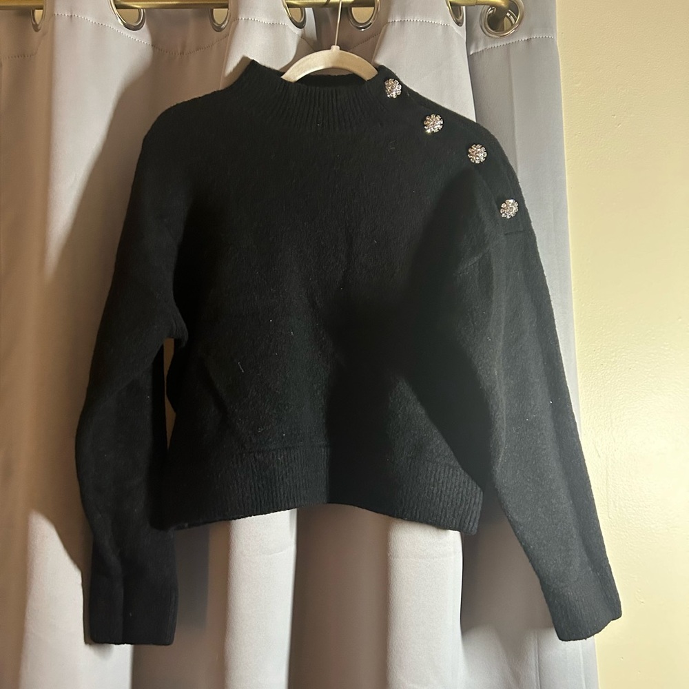BLACK SWEATER ANN TAYLOR
